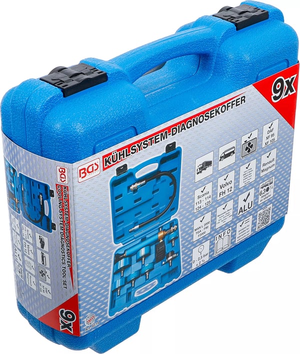 Miniatyrbild 7 av 7: BGS technic Cooling System Diagnostics Tool Set