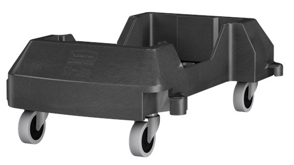 Miniatyrbillede 1 af 6: Rubbermaid 1980602 papirkurv tilbehør Sort Trolley