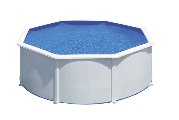 Miniatyrbillede 1 af 2: Gre KIT350ECO swimmingpool til over jorden Indrammet pool Rund 10102 L Hvid