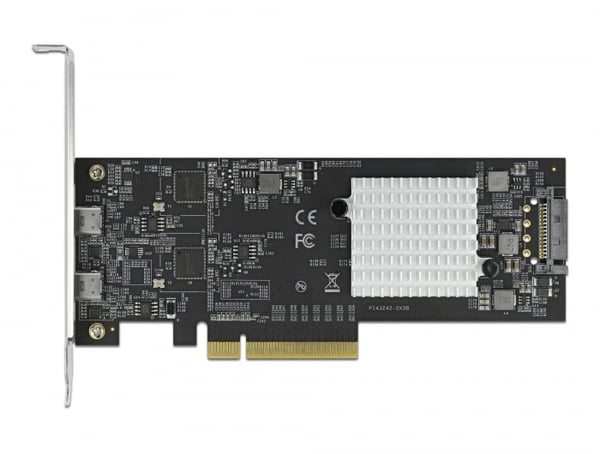 Miniatyrbild 2 av 3: DeLOCK 89011 nätverkskort/adapters Intern USB 3.2 Gen 1 (3.1 Gen 1)