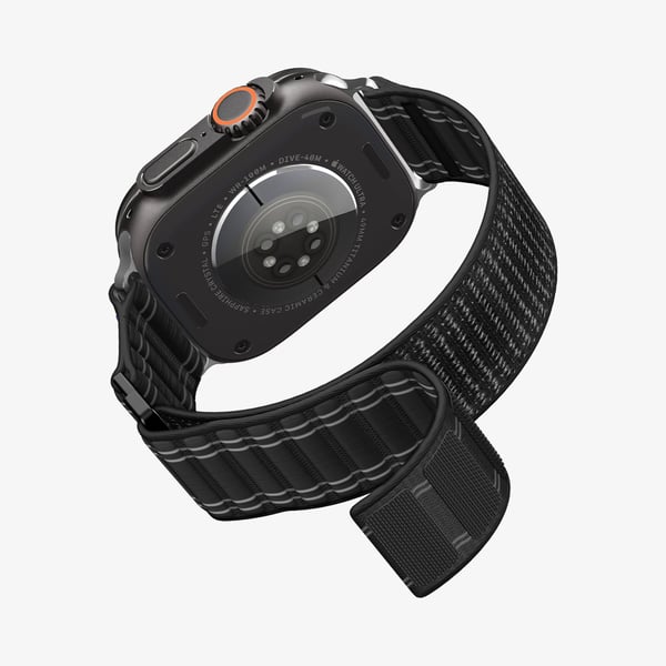 Spigen WBF0 Yhtye Musta Nailon