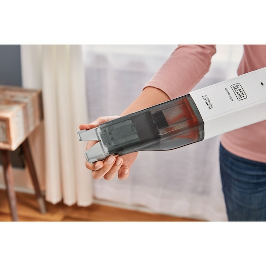 Black & Decker HLVC315J11-QW handdammsugare Svart, Vit Utan påse