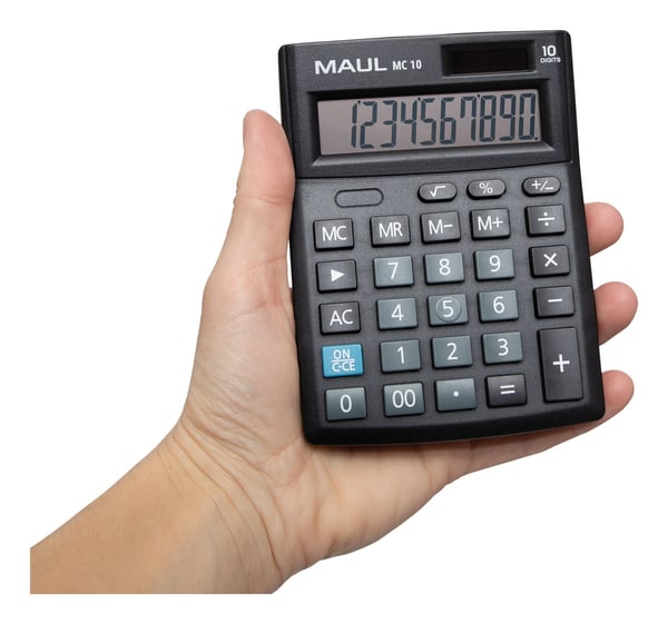Pikkukuva 7 / 10: MAUL MC 10 laskin Tasku Näyttölaskin Musta
