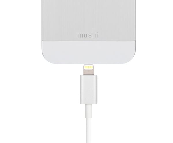 Miniatyrbild 2 av 4: Moshi Lightning - USB 1 m Vit