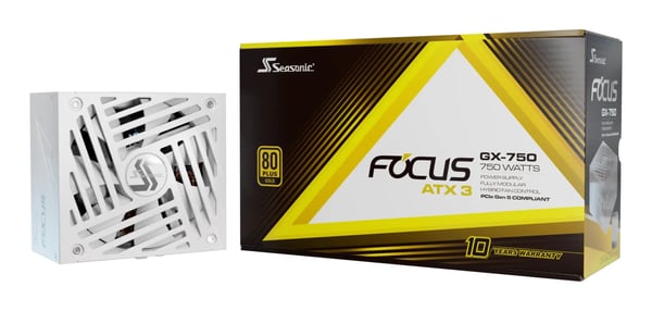 Miniatyrbillede 1 af 11: Seasonic Focus GX enhed til strømforsyning 750 W 24-pin ATX ATX Hvid