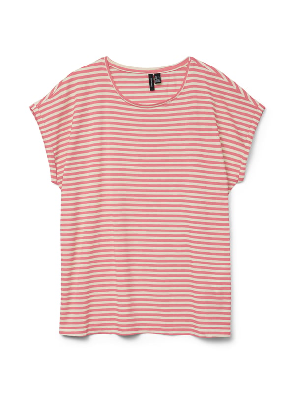 Vero Moda VMAVA T-Shirt,10284469,XL Rund krave Kort ærme Elastin
