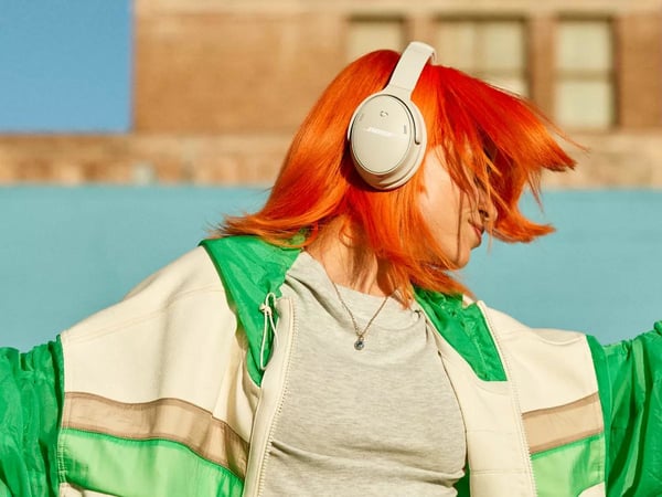 Miniatyrbillede 2 af 9: Bose QuietComfort Headset Kabel & trådløs Musik/hverdag Bluetooth Hvid