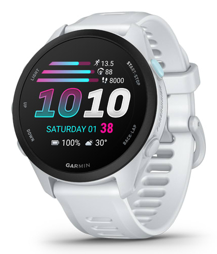 Garmin Forerunner 70 3,05 cm (1.2") AMOLED 43 mm Digital 390 x 390 pixlar Pekskärm Vit GPS