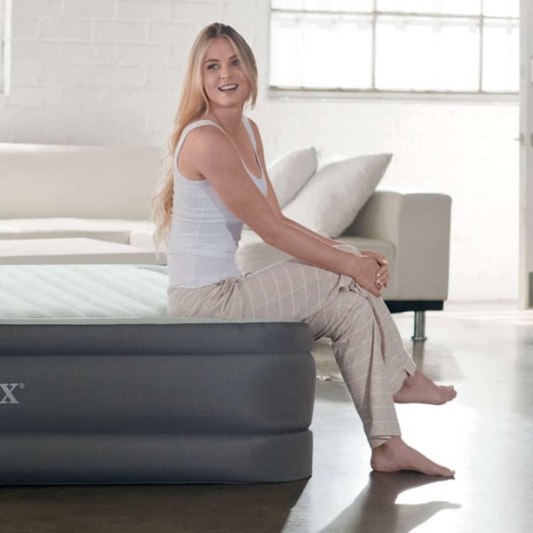 Intex 64906NP luftmadras Dobbelt madras Lys grå Unisex