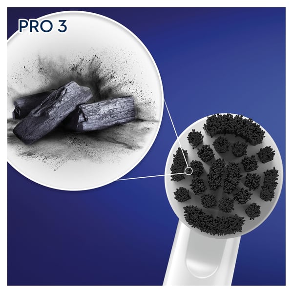 Oral-B Pro 3 80349852 elektrisk tandbørste Voksen Sort, Hvid
