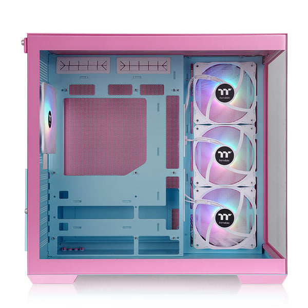 Miniatyrbillede 4 af 6: Thermaltake View 380 TG ARGB Midi Tower Hvid
