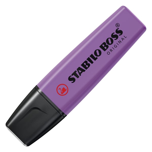 Miniatyrbillede 1 af 14: STABILO BOSS ORIGINAL speedmarker 1 stk Mejselspids Violet