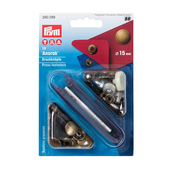 Prym 390299 knap fastgørelsesanordning