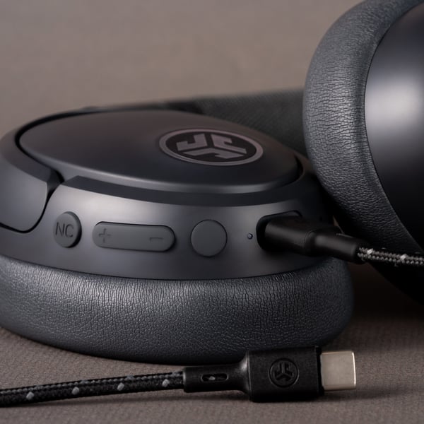 Miniatyrbild 2 av 11: JLab Lux ANC Headset Trådlös Huvudband Musik Bluetooth grafit