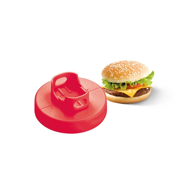 Miniatyrbillede 2 af 6: Tescoma 420585 hamburger presse Rød Plast