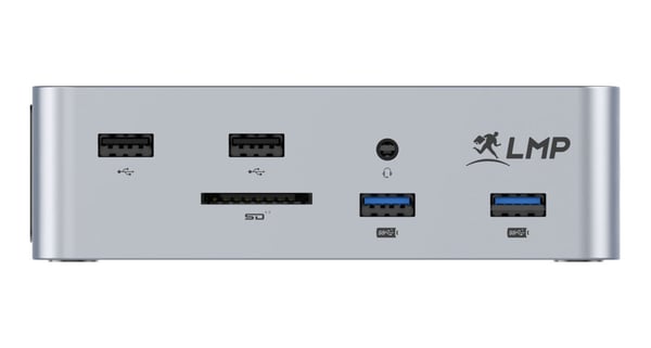 LMP USB4 SuperDock 2 40000 Mbit/s Grå