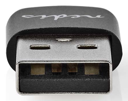 Nedis CCGB60920BK kabel kønsskifter USB-A USB-C Sort