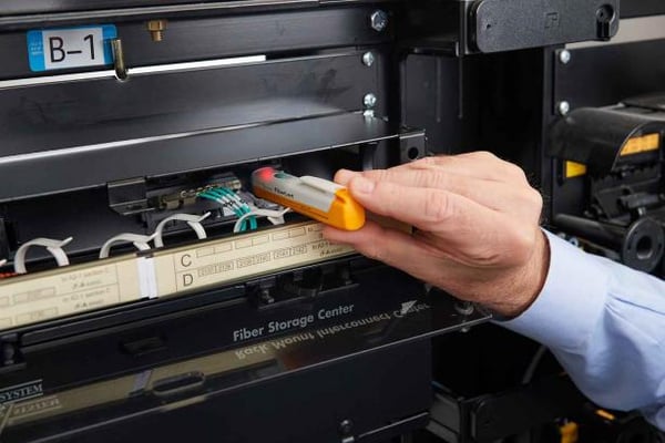 Fluke FiberLert Optisk stömmätare Blå, Vit, Gul