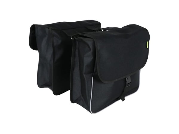 Miniatyrbillede 2 af 3: Dresco 5251704 cykeltaske & kurv 32 L Nylon, Plast Sort, Grøn