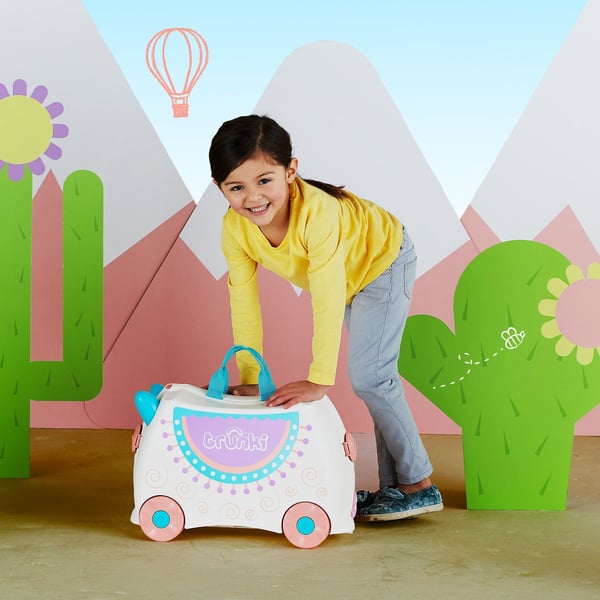 Trunki Lama Lola Kuffert Hård skal Beige 18 L