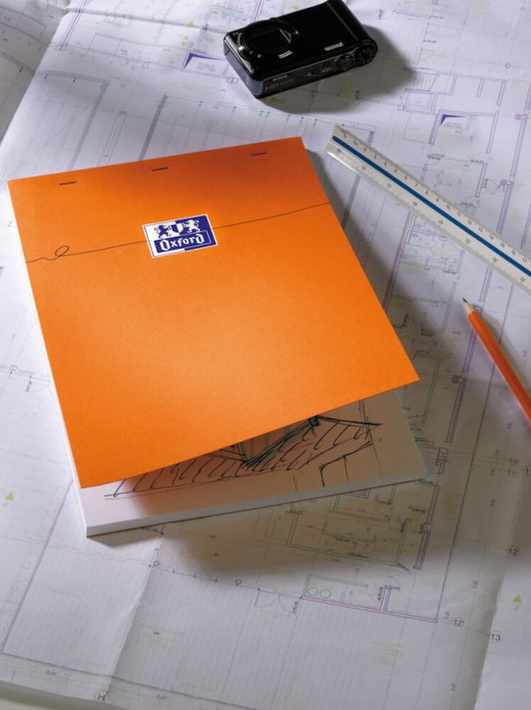 Miniatyrbillede 3 af 4: Oxford 100106292 blok og notesblok A4 Orange