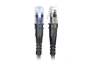 PatchSee TP-6A-U/3 netværkskabel Sort 0,9 m Cat6a U/UTP (UTP)