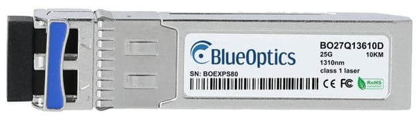 BlueOptics SFP28-25G-LR-PC-BO modul til netværksmodtager Fiberoptisk 10000 Mbit/s 1310 nm BlueOptics SFP28-25G-LR-PC-BO modul til netværksmodtager Fiberoptisk 10000 Mbit/s 1310 nm