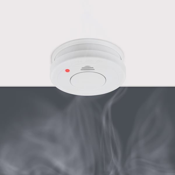 Miniatyrbillede 5 af 18: Smartwares 10.044.62 røgdetektor Fotoelektrisk refleksion detektor