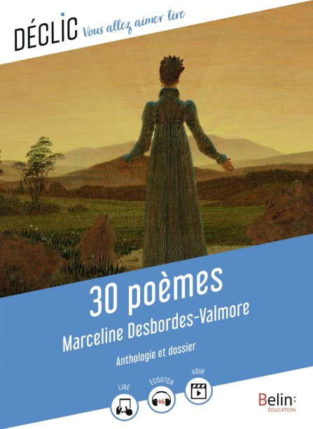 30 Poèmes De Marceline Desbordes-Valmore kirja Ranska 112 sivua