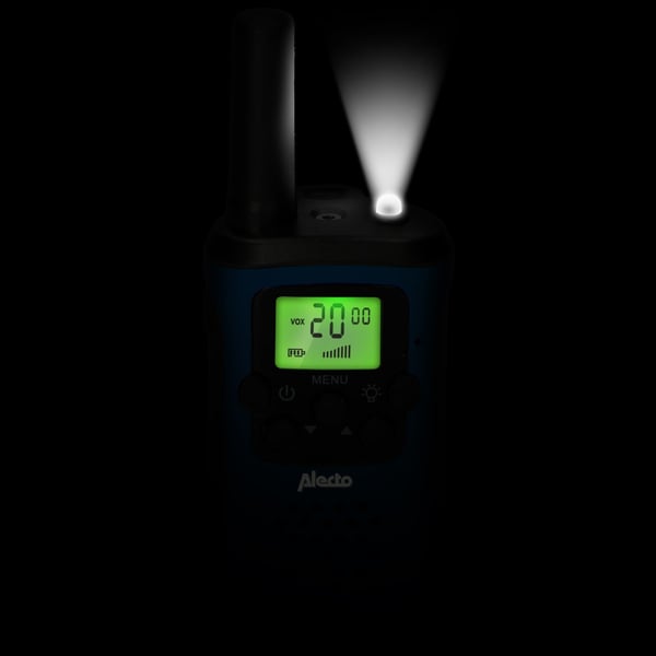 Alecto FR175BW tvåvägsradio 8 kanaler 446 MHz Svart, Blå