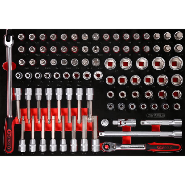 Miniatyrbillede 1 af 2: KS Tools 811.0095 stiksæt Topnøglesæt
