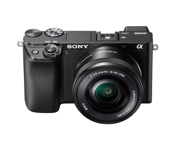 Sony α 6100 MILC 24,2 MP CMOS 6000 x 40000 pixlar Svart