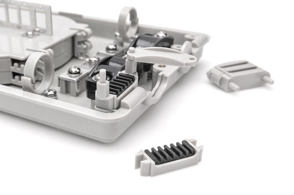 Miniatyrbillede 10 af 10: Digitus DN-968915 fiber adapter LC/SC 1 stk Grå