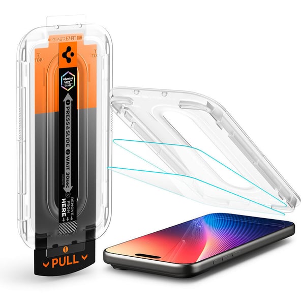 Pikkukuva 2 / 7: Spigen Glas.tR EZ Fit Pro HD Kirkas näytönsuoja Apple 1 kpl