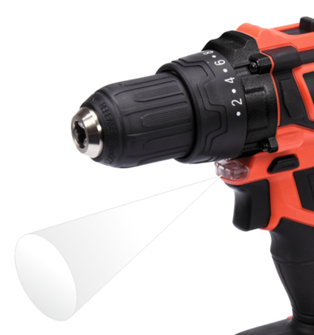 Yato YT-82794 bor 2000 rpm 1,2 kg Sort, Orange