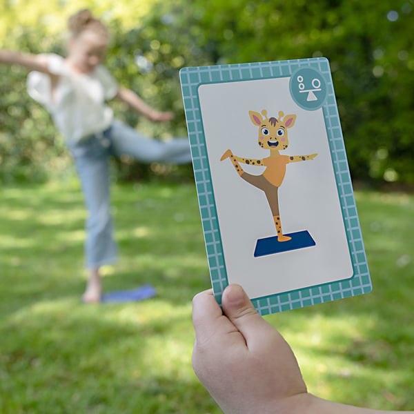Miniatyrbild 3 av 7: SES Creative Animal yoga Kortspel Turspel