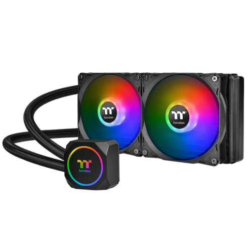 Thermaltake CL-W286-PL12SW-A kylsystem för dator Processor Allt-i-ett vätskekylare Svart 1 styck