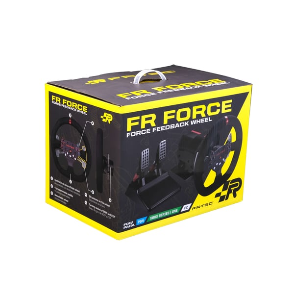 Blade Gaming FT7015 peliohjain Musta, Punainen Ohjauspyörä + polkimet PC, PlayStation 4, Xbox One, Xbox Series S, Xbox Series X