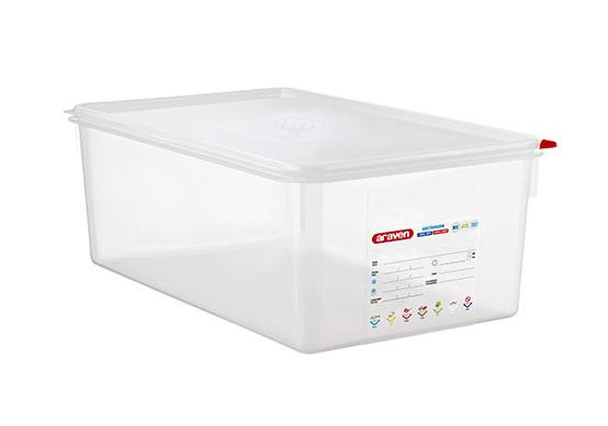 ARAVEN 03038 enhed til madopbevaring Rektangulær Dispenser 27,5 L Gennemsigtig 1 stk