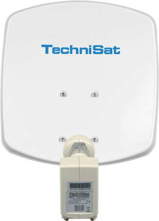 Miniatyrbild 1 av 4: TechniSat DigiDish 33 satellitantenner 10,7 - 12,75 GHz Vit