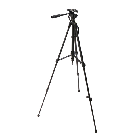 Nest WT-3730 kamerastativ Digital-/filmkameraer 3 ben Aluminium, Sort