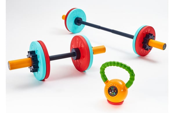Miniatyrbild 7 av 7: Fitkidz FIT02 aktivitetsleksak och skicklighetsspel Sportkit för barn