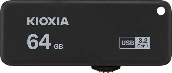Kioxia TransMemory U365 USB-sticka 64 GB USB Type-A 3.2 Gen 1 (3.1 Gen 1) Svart Kioxia TransMemory U365 USB-sticka 64 GB USB Type-A 3.2 Gen 1 (3.1 Gen 1) Svart
