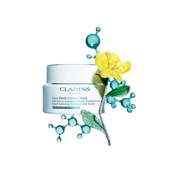 Clarins Cryo-Flash Cream-Mask Stärkande mask Kvinna 75 ml Kräm