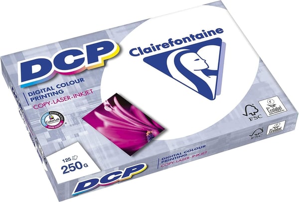 Clairefontaine 1858C datapapper A3 (297x420 mm) 125 ark Vit