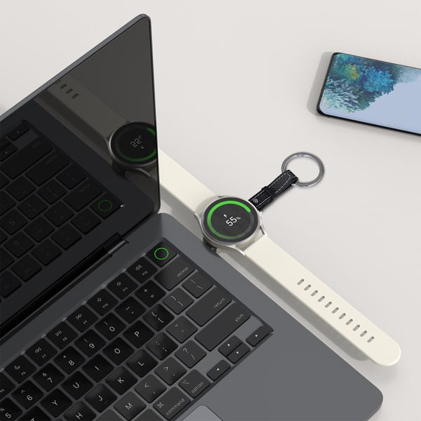 Miniatyrbild 6 av 9: 4smarts 541478 mobilladdare Smartwatch Svart, Silver USB Trådlös laddning inomhus, Utomhus