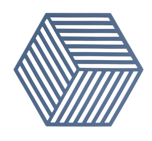 Zone Denmark Hexagon grytunderlägg i metall Silikon Zone Denmark Hexagon grytunderlägg i metall Silikon