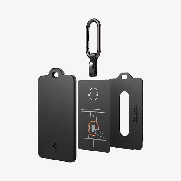 Spigen ACP11310 avaimenperä ja -kotelo Avainkotelo Musta