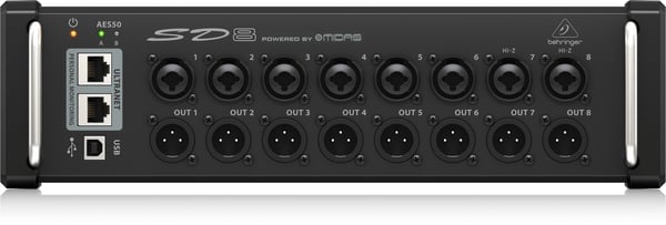 Miniatyrbillede 1 af 7: Behringer SD8 scenekasse