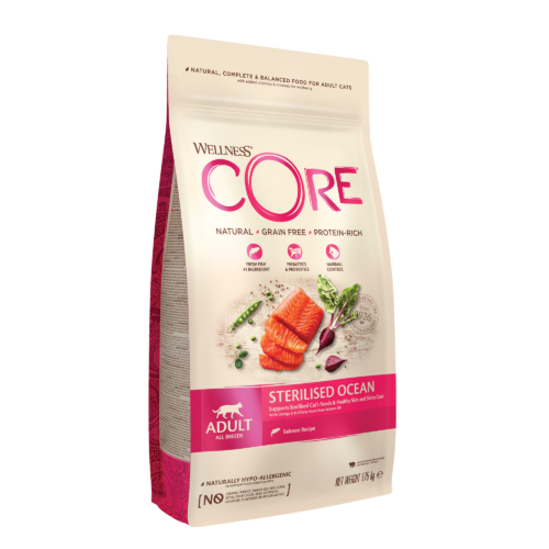Wellness CORE 76344107170 torrfoder till katt 1,75 kg Vuxen Lax